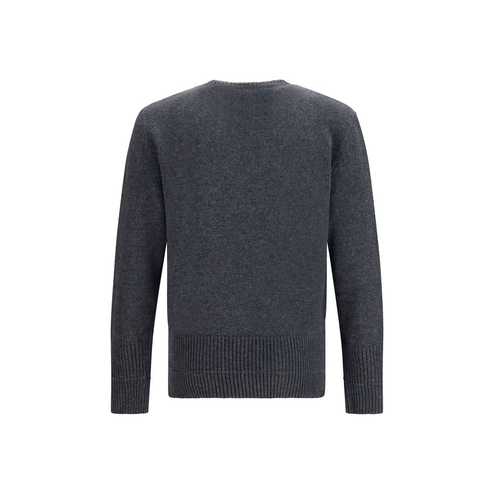 MM6 Gray Wool Oves Aries Sweatshirt L