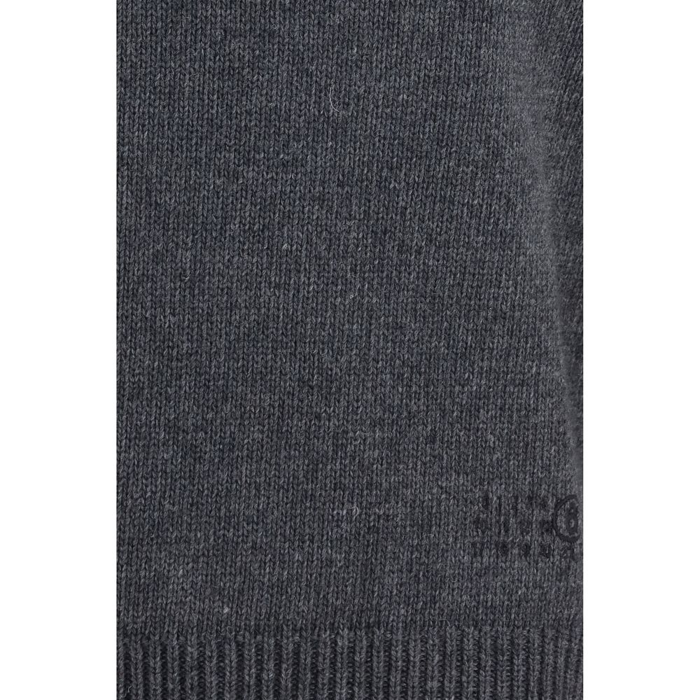 MM6 Gray Wool Oves Aries Sweatshirt L