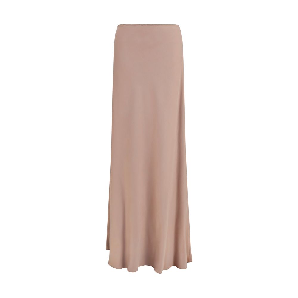 Fabiana Filippi Beige Lyocell Long Skirt IT40 | M, IT42 | L, IT44 | L