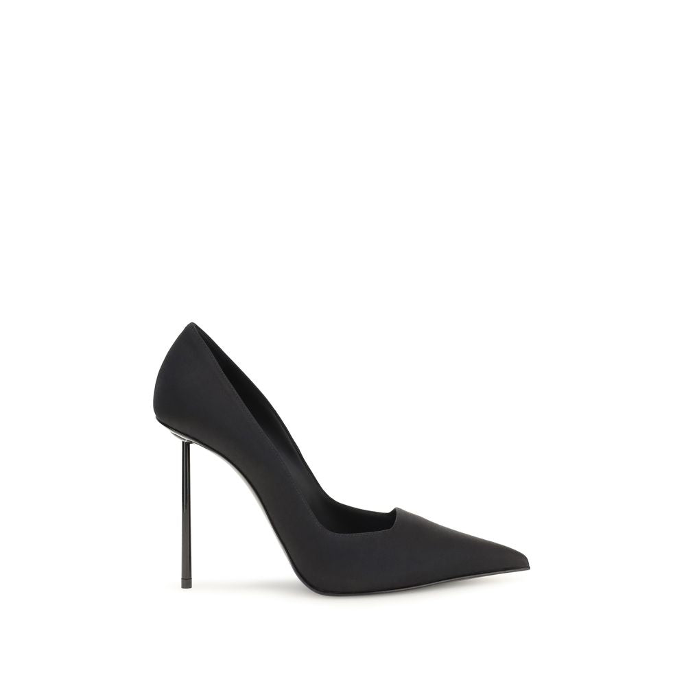 LE SILLA Black Calf Leather Bos Taurus High Heel Pumps EU36.5/US6.5 - EU40/US10