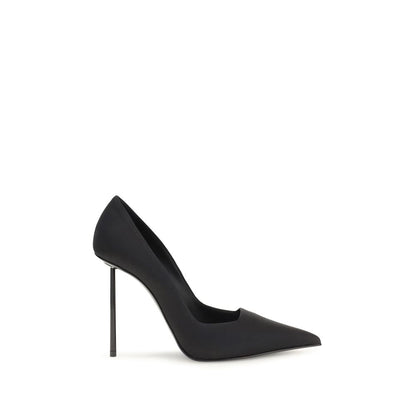 LE SILLA Black Calf Leather Bos Taurus High Heel Pumps EU36.5/US6.5 - EU40/US10