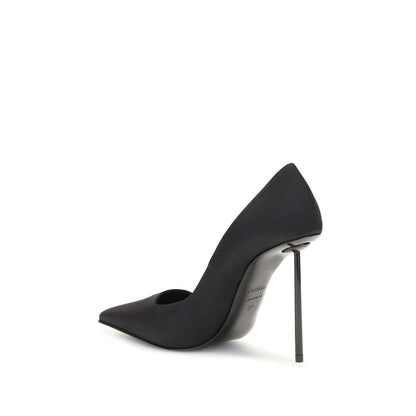 LE SILLA Black Calf Leather Bos Taurus High Heel Pumps EU36.5/US6.5 - EU40/US10