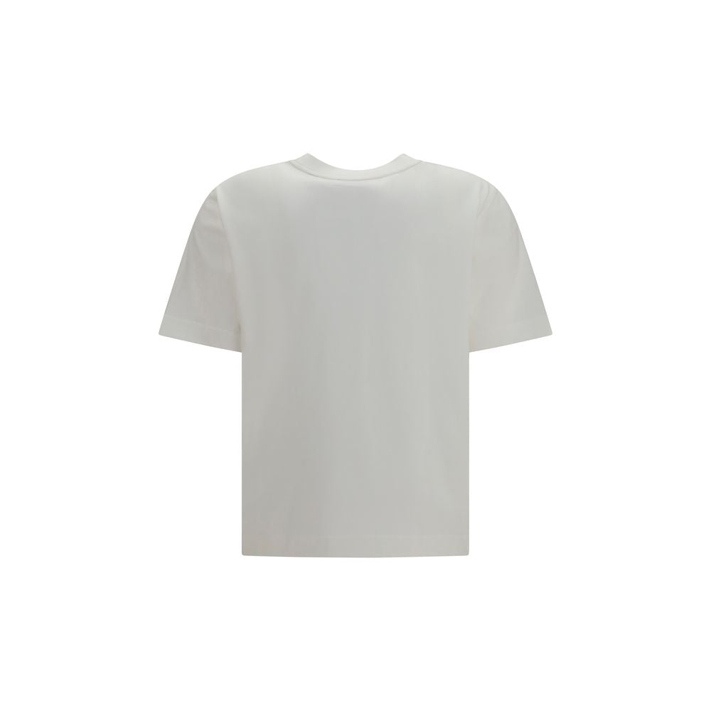 Burberry Knight Check Cotton T-Shirt White Women L