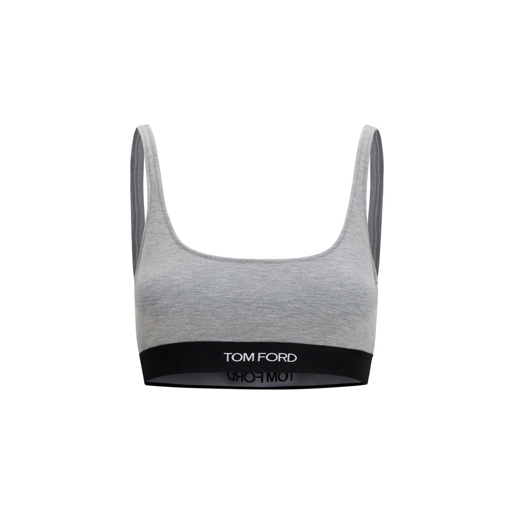 Tom Ford Gray Modal Sport Bra M