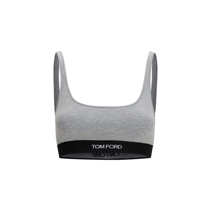 Tom Ford Gray Modal Sport Bra M