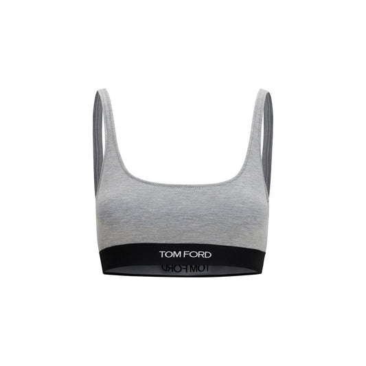 Tom Ford Gray Modal Sport Bra M