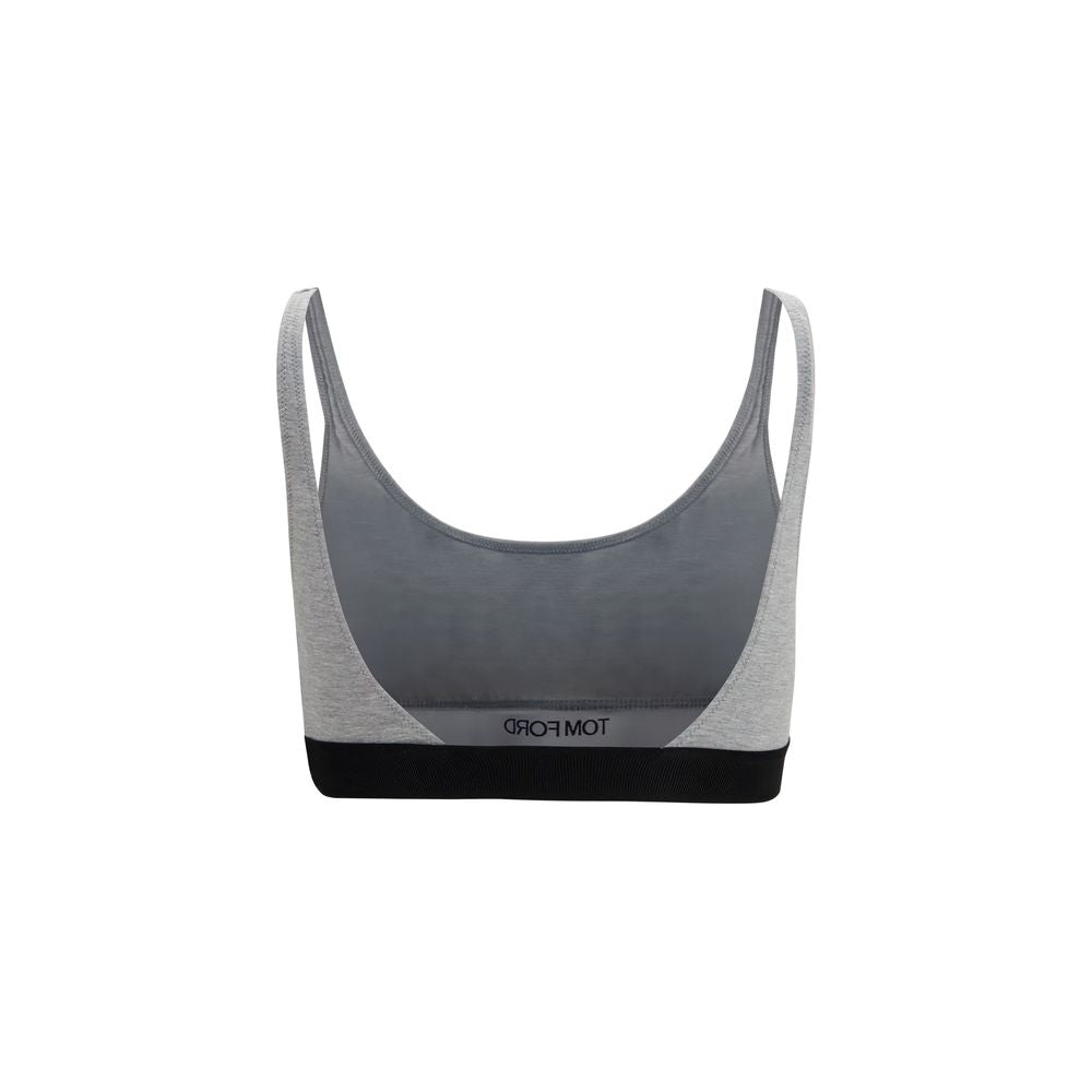 Tom Ford Gray Modal Sport Bra M