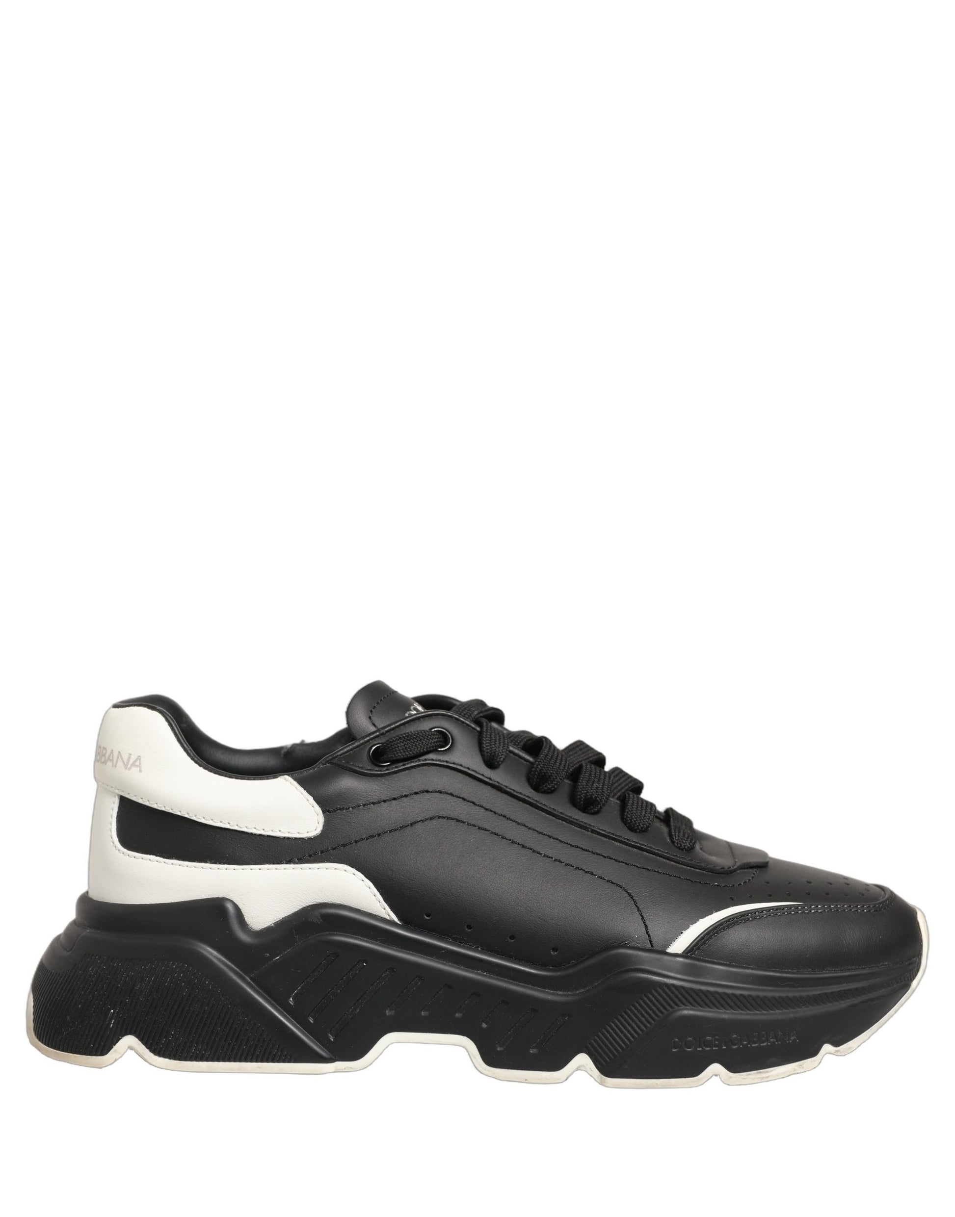 Dolce & Gabbana Black White Daymaster Low Top Sneakers