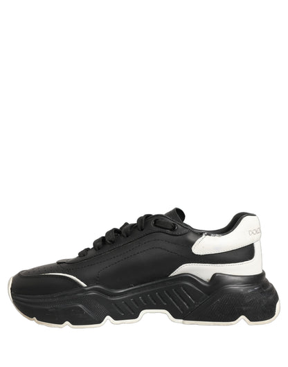 Dolce & Gabbana Black White Daymaster Low Top Sneakers