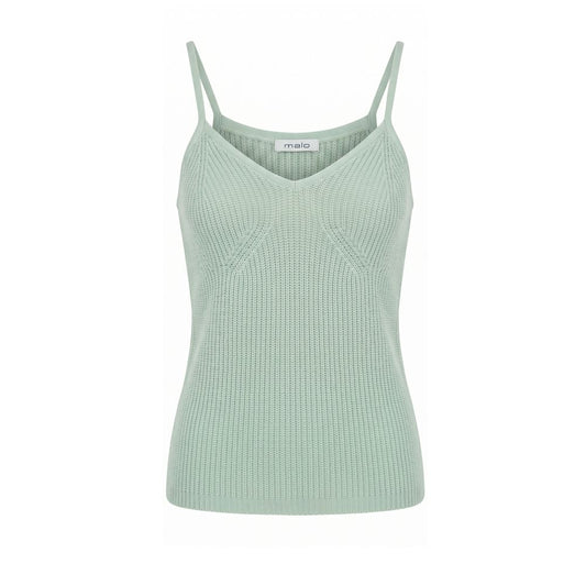 Malo Green Wool Women Tank Top - IT42|M