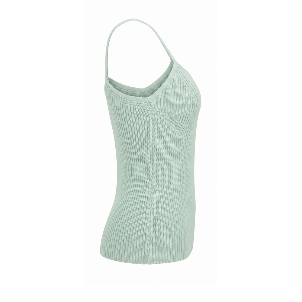 Malo Green Wool Women Tank Top - IT42|M