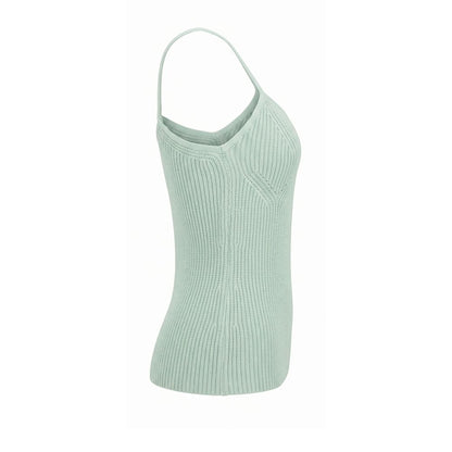 Malo Green Wool Women Tank Top - IT42|M