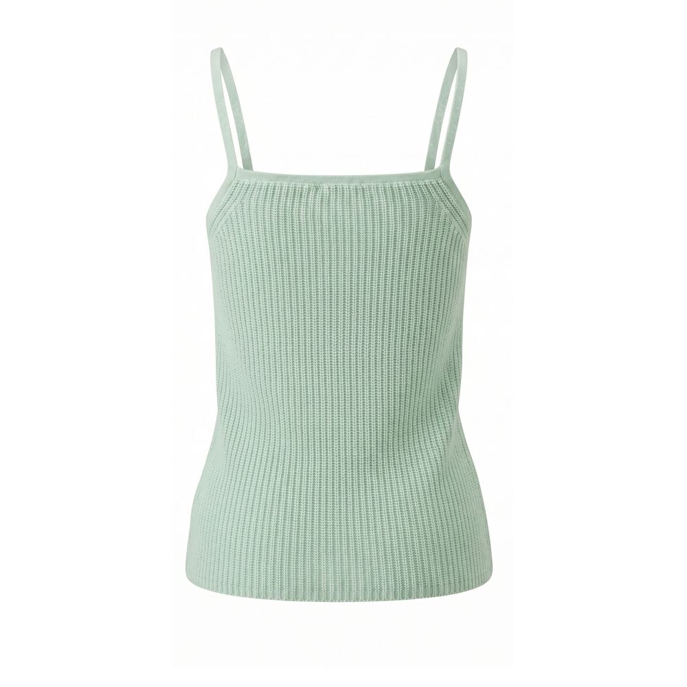 Malo Green Wool Women Tank Top - IT42|M