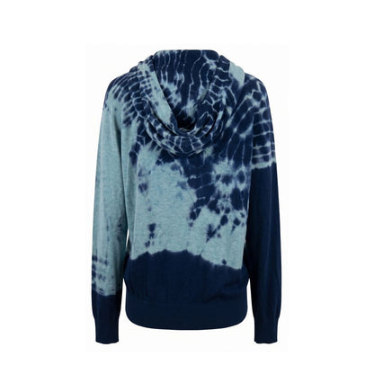 Malo Blue Cotton Women Sweatshirt IT40|S IT42|M IT44|L IT46|XL