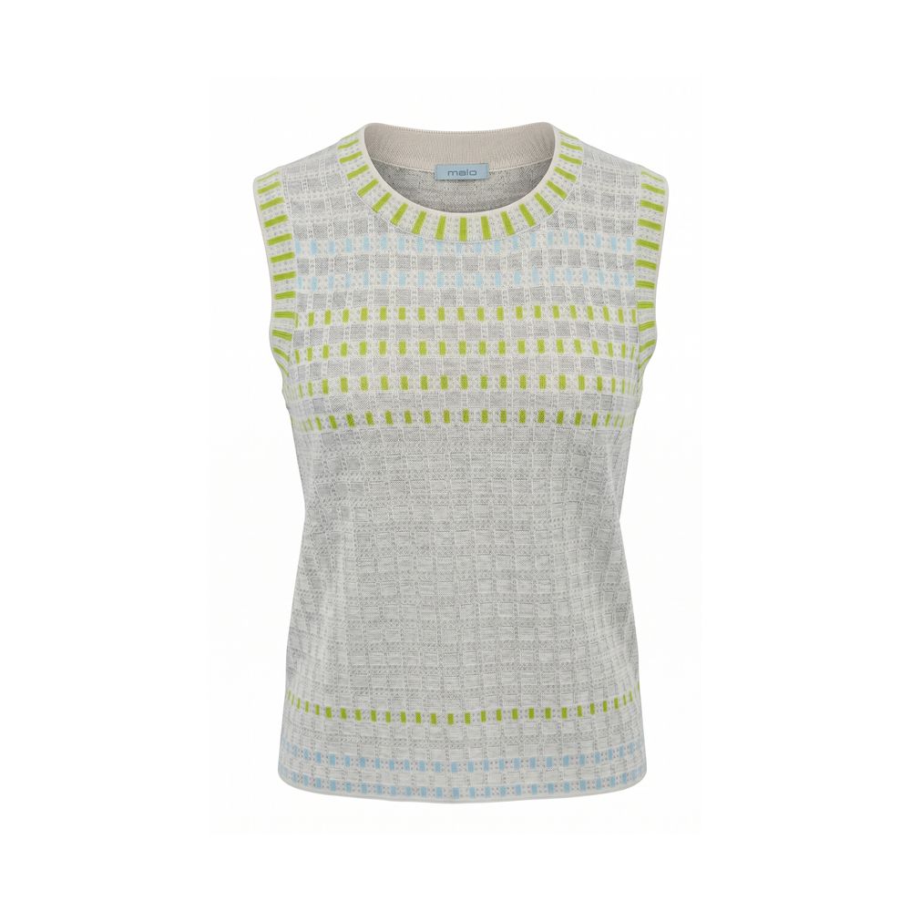 Malo Grey Silk Women Sweater IT42|M