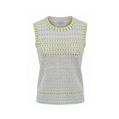 Malo Grey Silk Women Sweater IT42|M