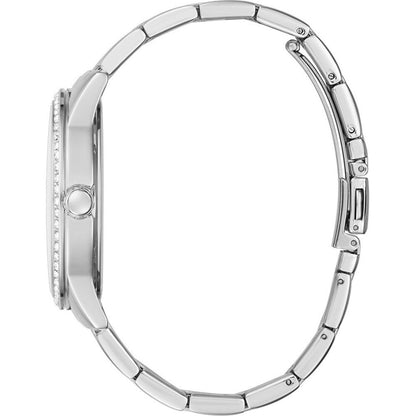 Guess Women's Watch, Analog Dial, Gray Stainless Steel