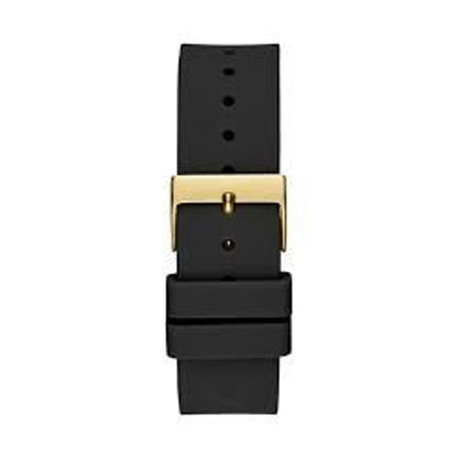 Guess Women's Watch, Digital Display, Black Silicone Strap