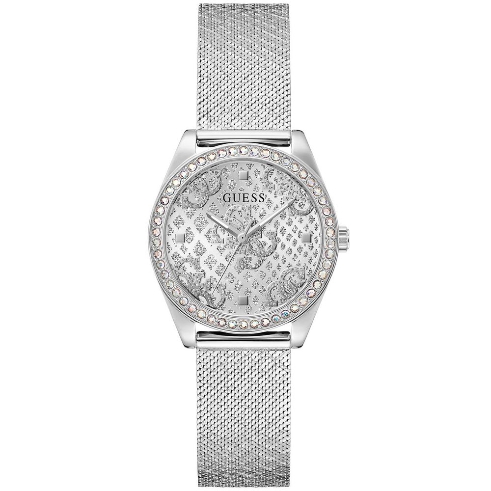 Guess Women's Watch, Analog Dial, Gray Stainless Steel