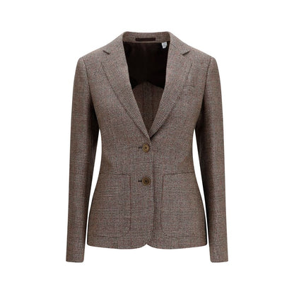 Burberry Brown Wool Oves Aries Blazer - Women’s Size 8