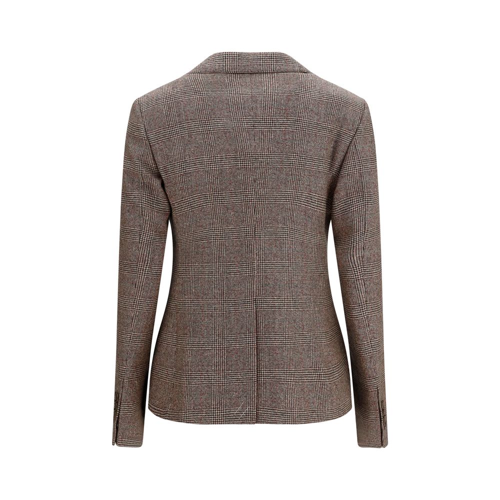 Burberry Brown Wool Oves Aries Blazer - Women’s Size 8