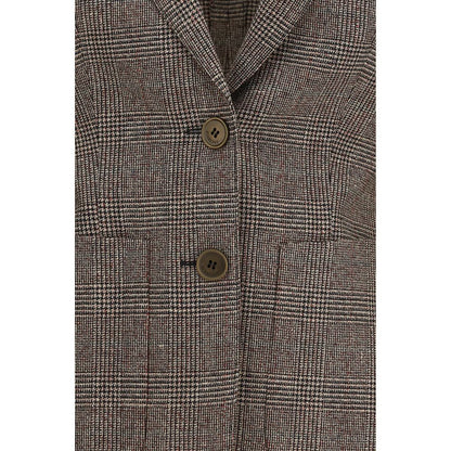 Burberry Brown Wool Oves Aries Blazer - Women’s Size 8