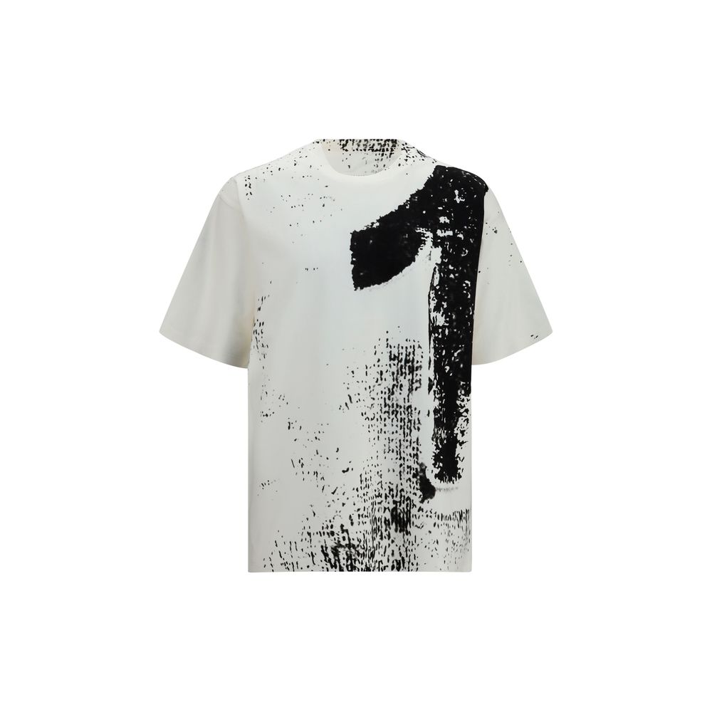 Maison Margiela Number 10 Print White Cotton T-Shirt