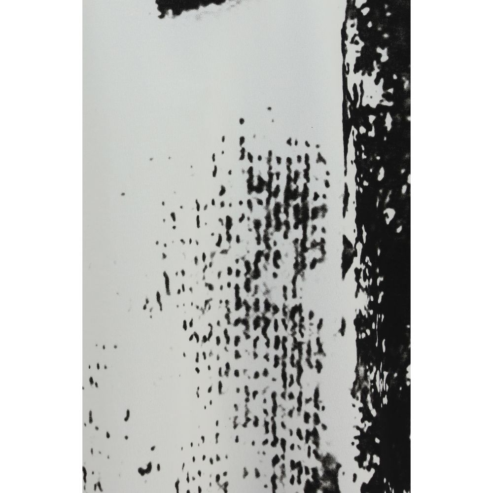Maison Margiela Number 10 Print White Cotton T-Shirt