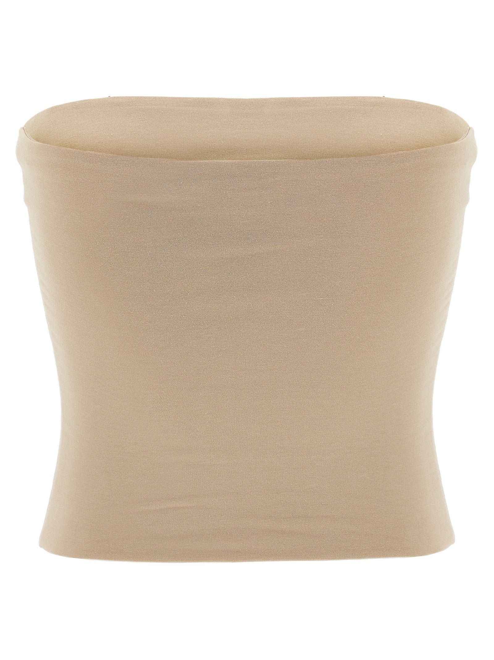 Brunello Cucinelli Beige Cotton Sleeveless T-Shirt