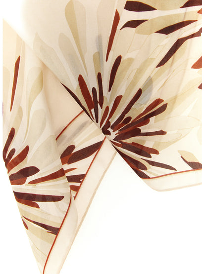 Brunello Cucinelli Beige Silk Scarf