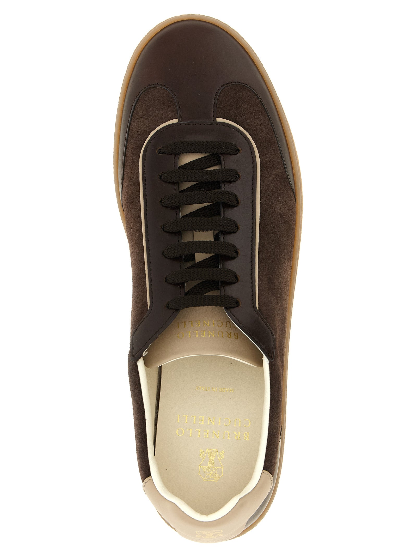 Brunello Cucinelli Brown Calfskin Low Top Sneakers - EU 40 | US 7