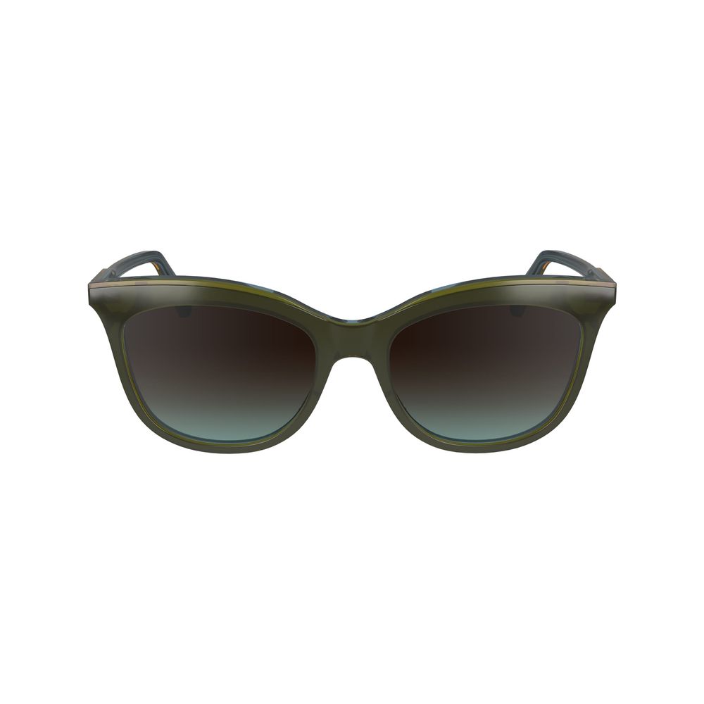 Longchamp Bicolor Acetate Sunglasses LO738S5318310 Green 53/18/140 mm