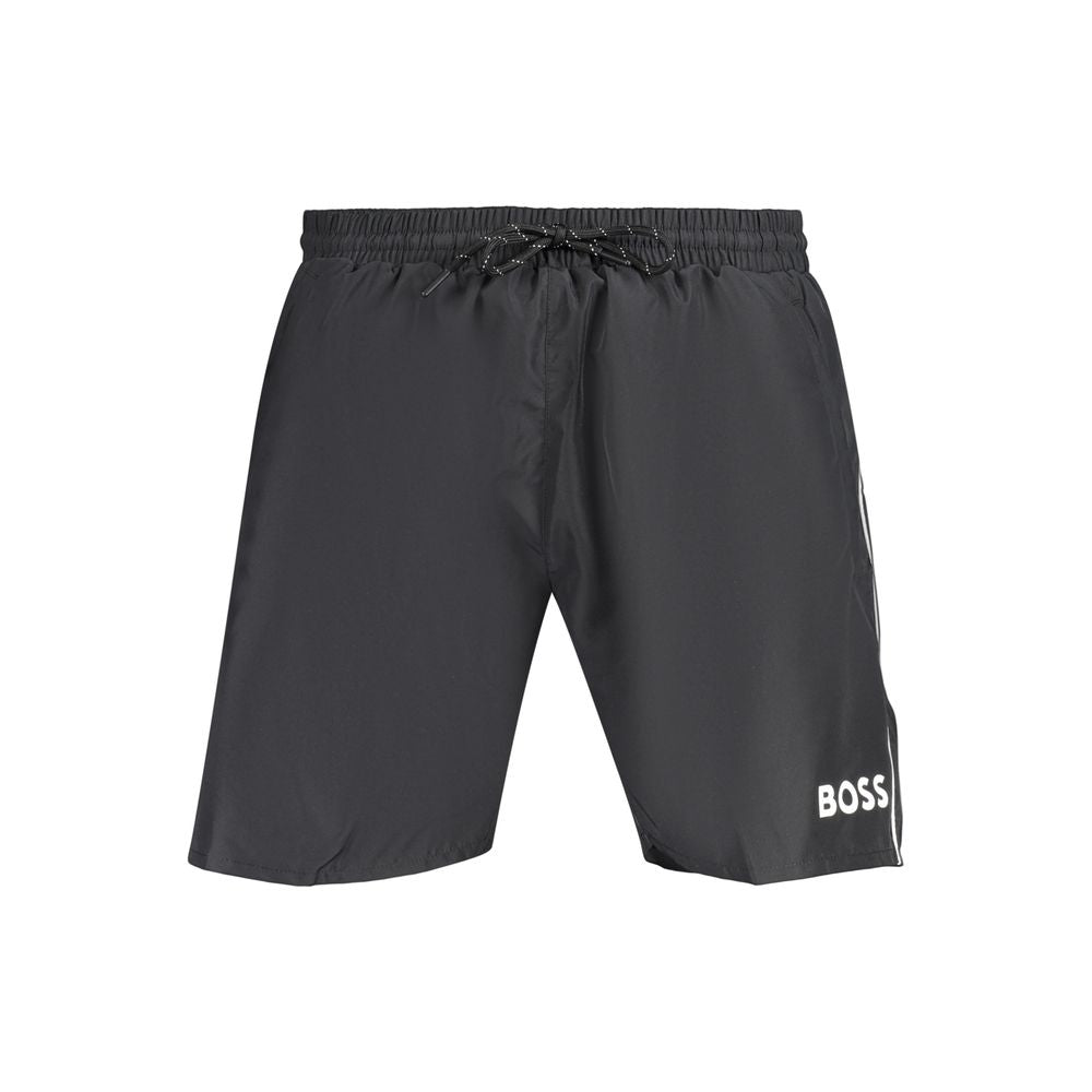 Hugo Boss Nero Polyester Men's Shorts - Black