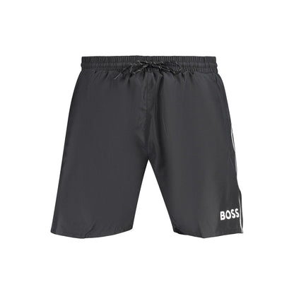 Hugo Boss Nero Polyester Men's Shorts - Black