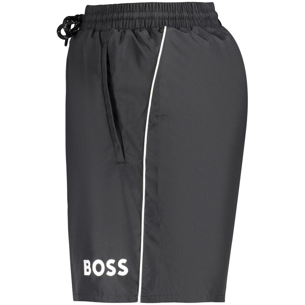 Hugo Boss Nero Polyester Men's Shorts - Black
