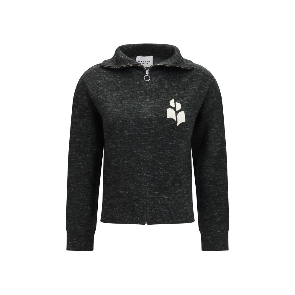 Isabel Marant Étoile Coxy Black Viscose Sweatshirt IT36 | XS, IT38 | S, IT40 | M