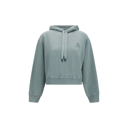 Isabel Marant Étoile Salmy Logo Hoodie Gray Cotton Sweatshirt IT36 | XS, IT38 | S, IT40 | M