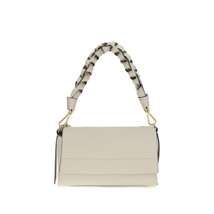 Coccinelle Beige Calf Leather Boheme Shoulder Bag