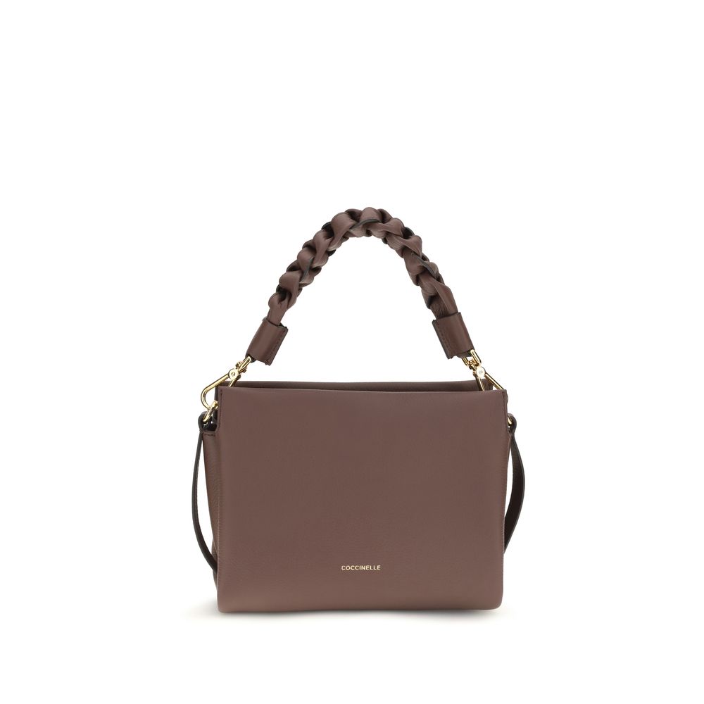 Coccinelle Calf Leather Small Boheme Grana Double Handbag
