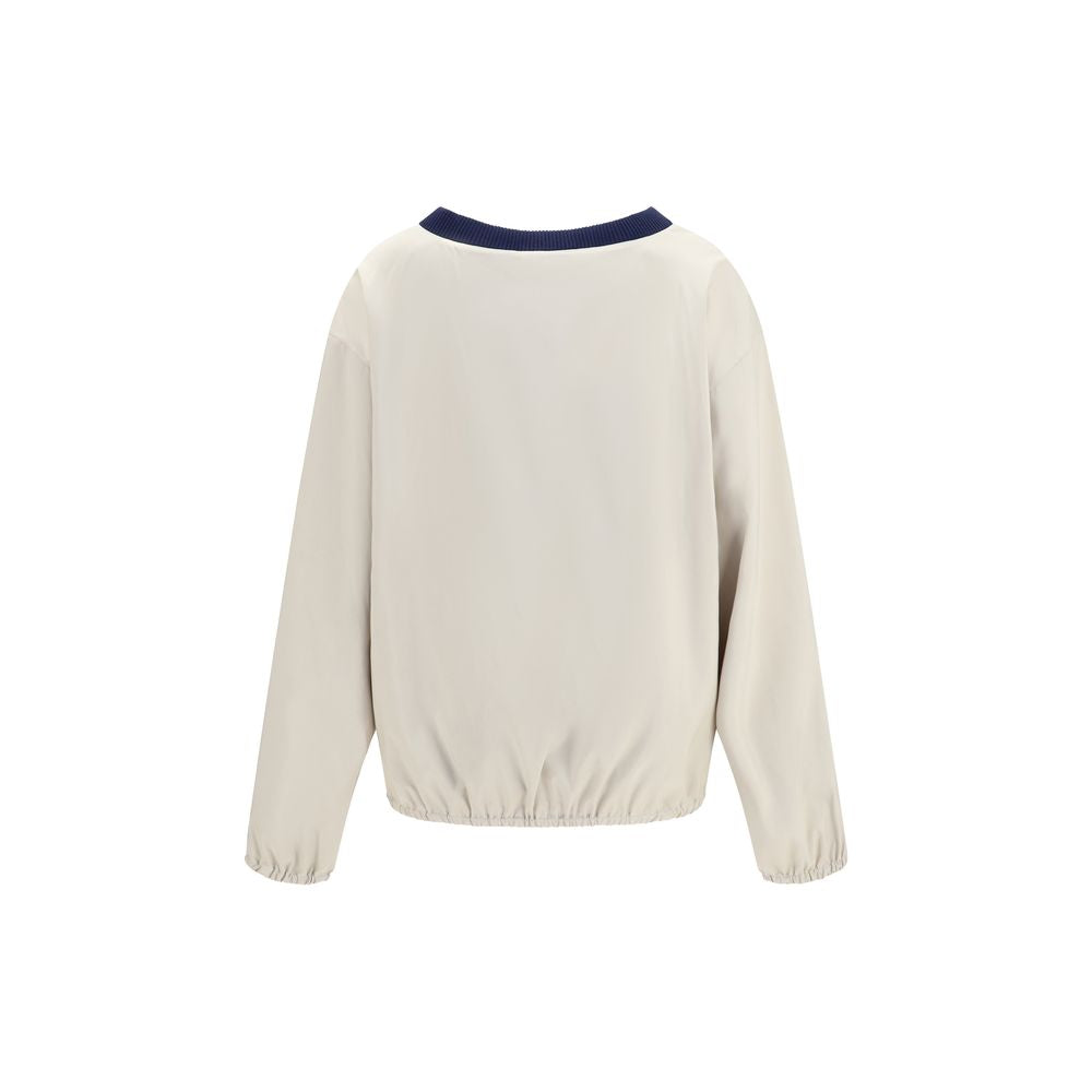 Miu Miu Beige Recycled Polyester Sweatshirt IT40 | M