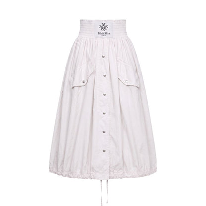 Mr&Mrs Italy White Polyamide Women Skirt S/XS