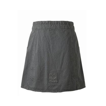 Mr&Mrs Italy Grey Cotton Women Skirt S