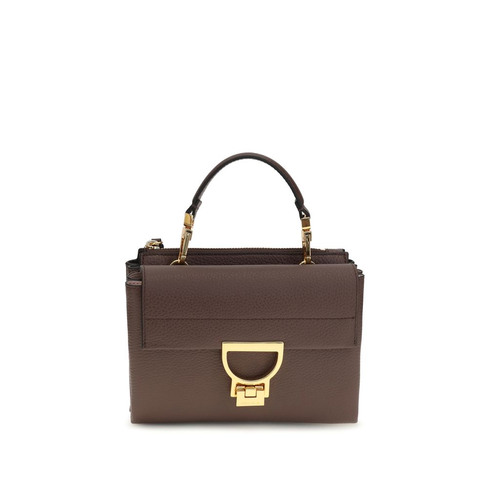Coccinelle Brown Calf Leather Arlettis Handbag