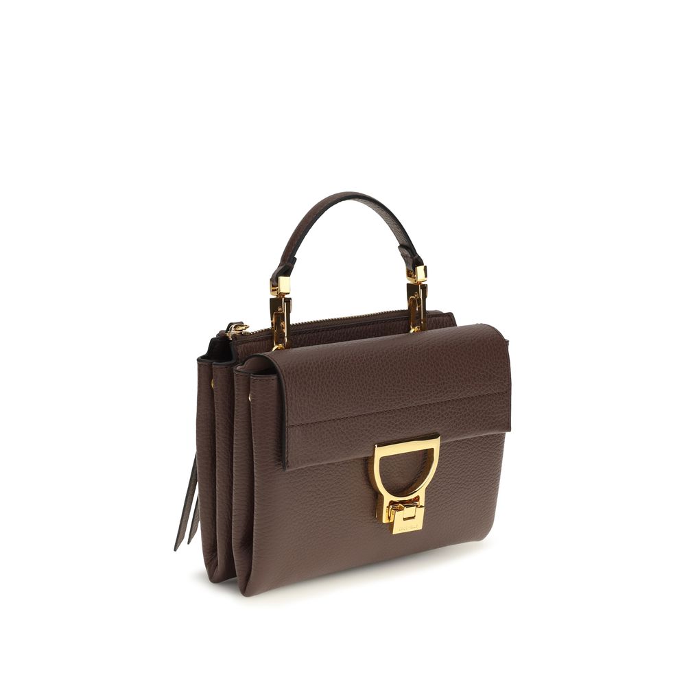 Coccinelle Brown Calf Leather Arlettis Handbag