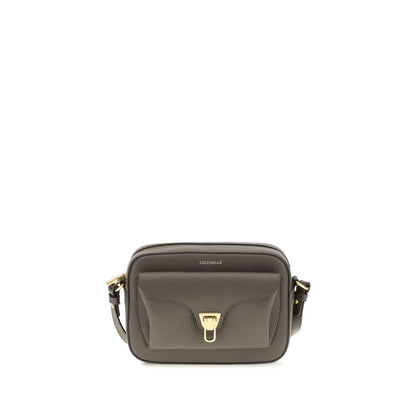 Coccinelle Brown Calf Leather Beat Soft Shoulder Bag