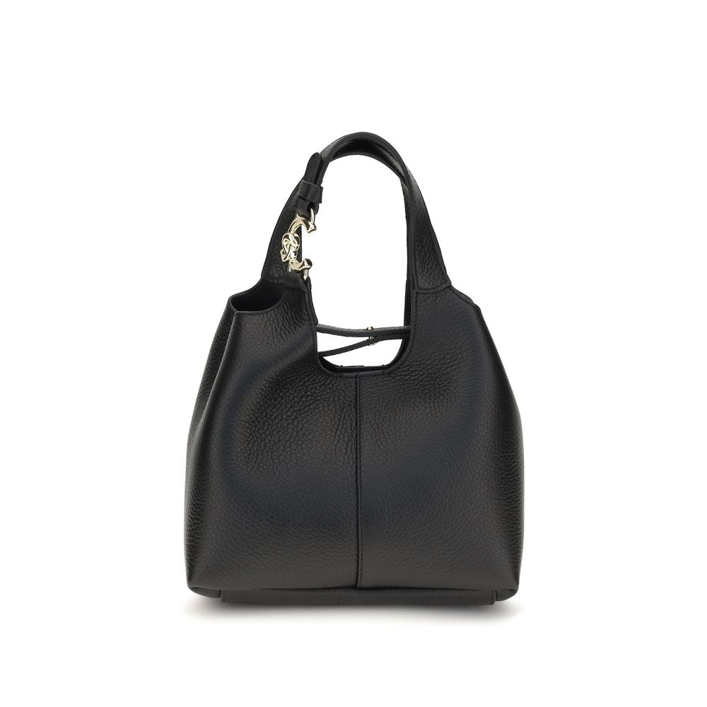 Coccinelle Black Calf Leather C-Easy Small Handbag Shoulder Bag
