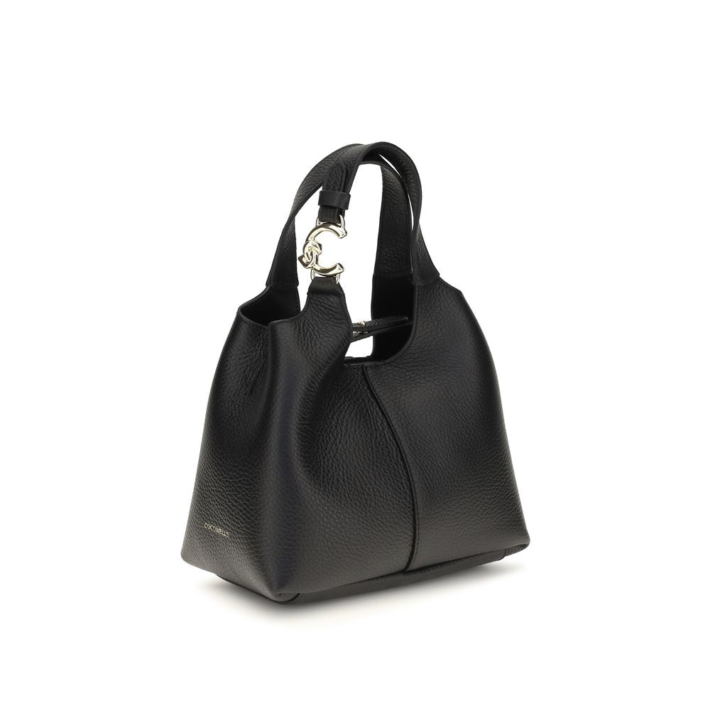 Coccinelle Black Calf Leather C-Easy Small Handbag Shoulder Bag