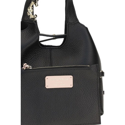 Coccinelle Black Calf Leather C-Easy Small Handbag Shoulder Bag