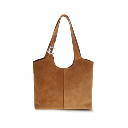 Coccinelle Brown Calf Leather C-Easy Large Shoulder Bag