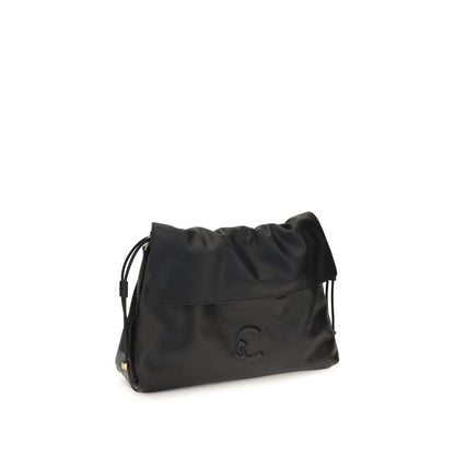 Coccinelle Black Calf Leather Medium Lidia Shoulder Bag